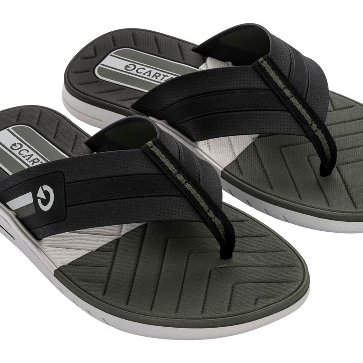 CARTAGO - Sandalia Hombre Negro Sevilla 022 Cartago