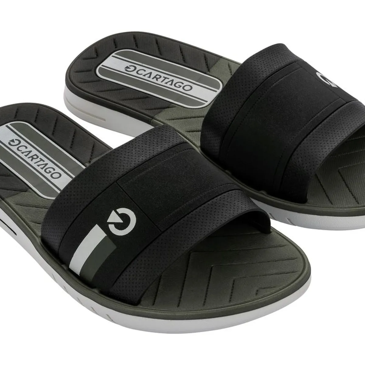 CARTAGO - Sandalia Hombre Negro Sevilla 025 Cartago