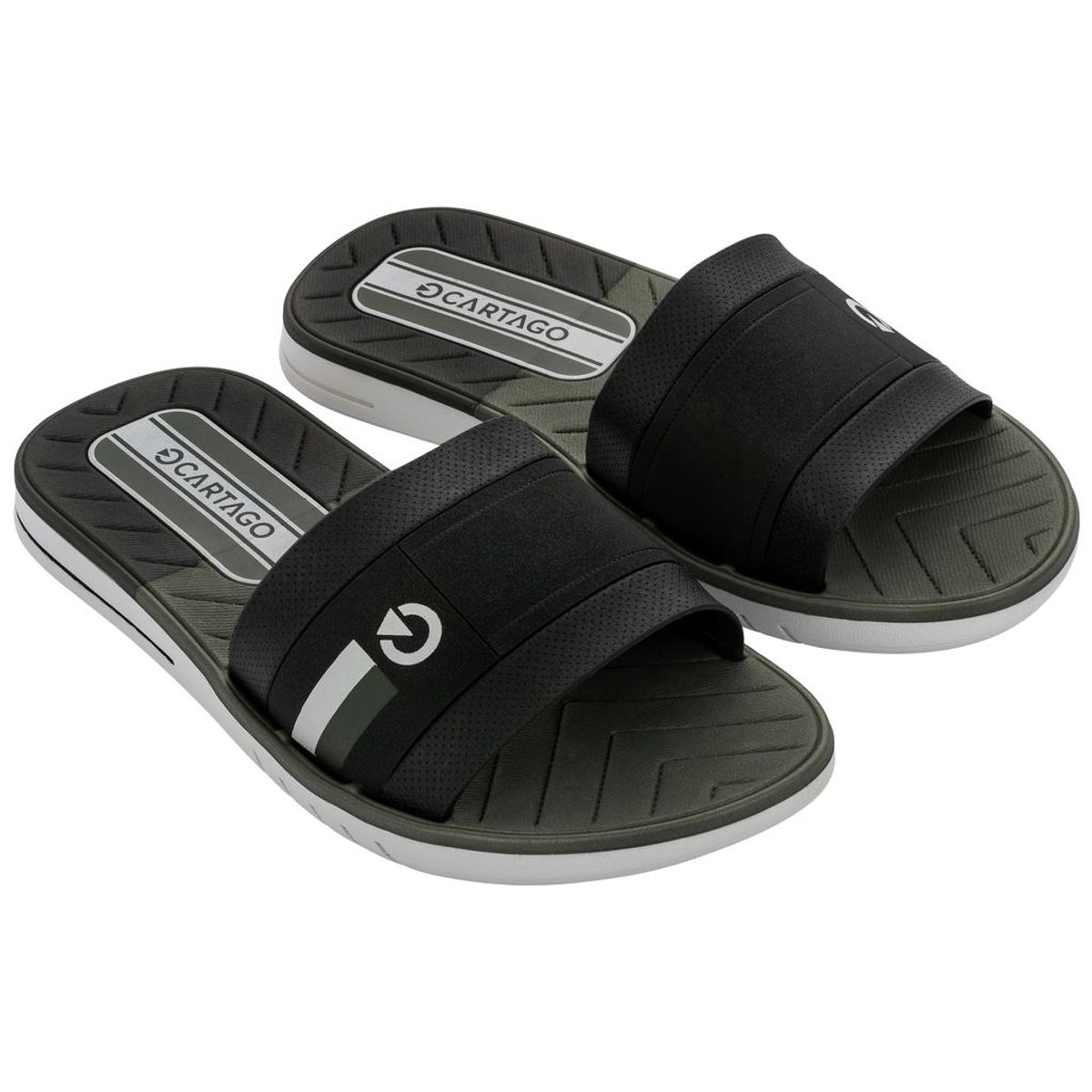 CARTAGO - Sandalia Hombre Negro Sevilla 025 Cartago