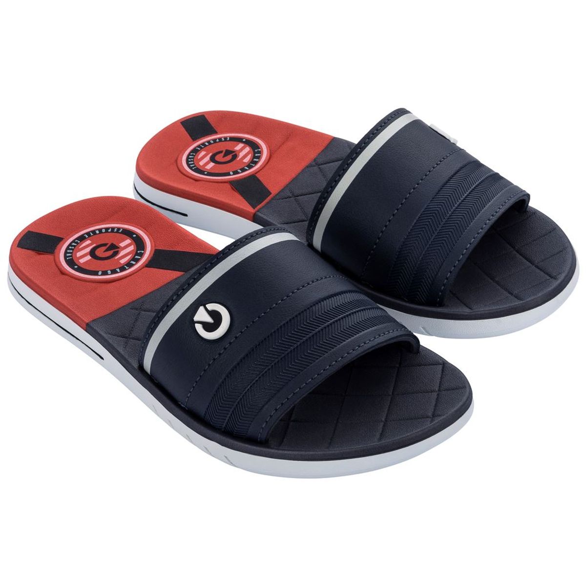 CARTAGO - Sandalia Hombre  Rojo/Azul Sevilla Cartago