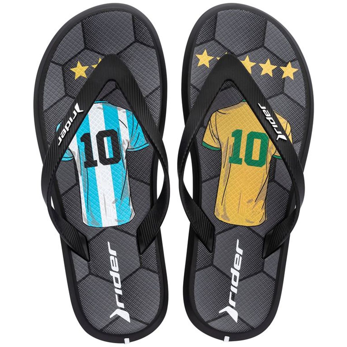 RIDER - Sandalia Hombre Negro Mundial 10 Rider