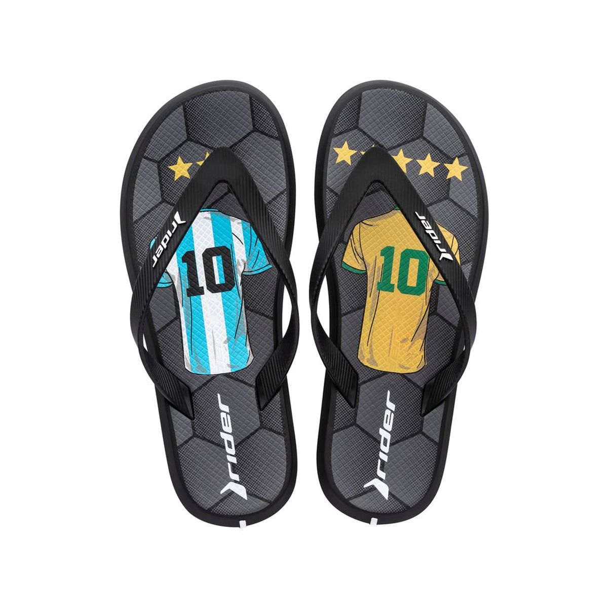 RIDER - Sandalia Hombre Negro Mundial 10 Rider
