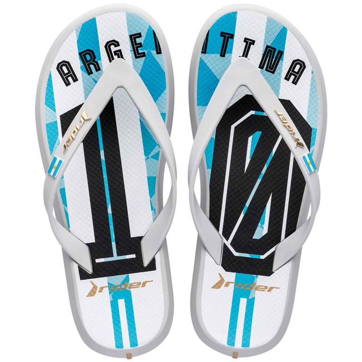 RIDER - Sandalia Hombre Celeste/Blanco Argentina Rider