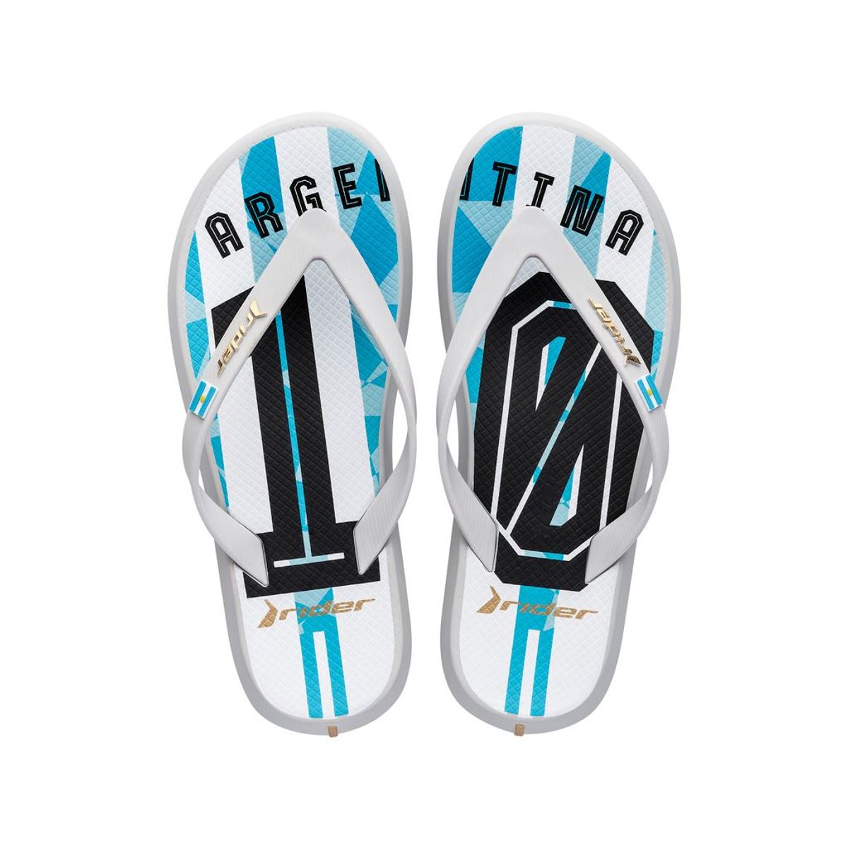 RIDER - Sandalia Hombre Celeste/Blanco Argentina Rider