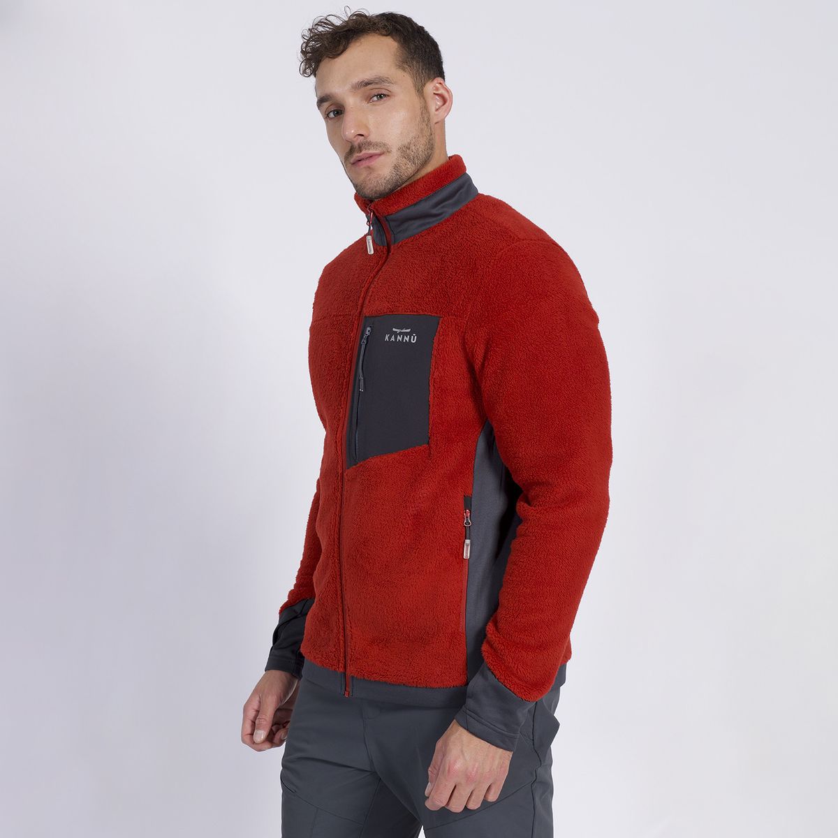 KANNU - Peludo Mb Chenille Hombre Terracota KANNU