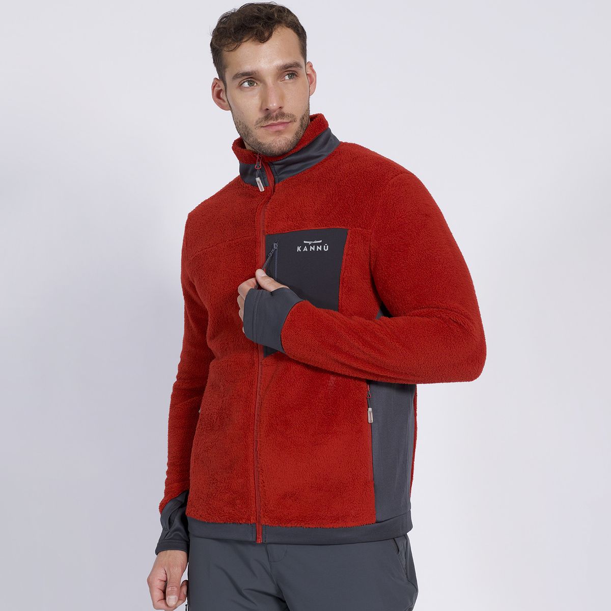 KANNU - Peludo Mb Chenille Hombre Terracota KANNU