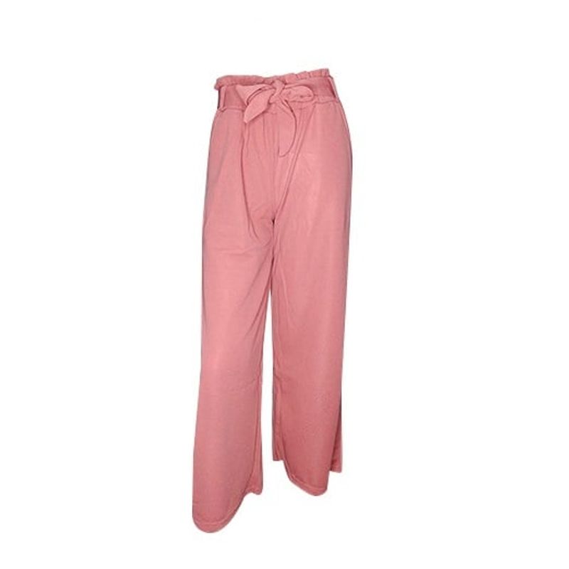 GARSIL - Pantalón Para Mujer Modelo Palazzo Con Lienzo - Semi Formal  Casual.