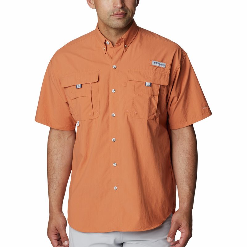 COLUMBIA - Camisa M/C Hombre Bahama Ii S/S Shirt Naranja COLUMBIA