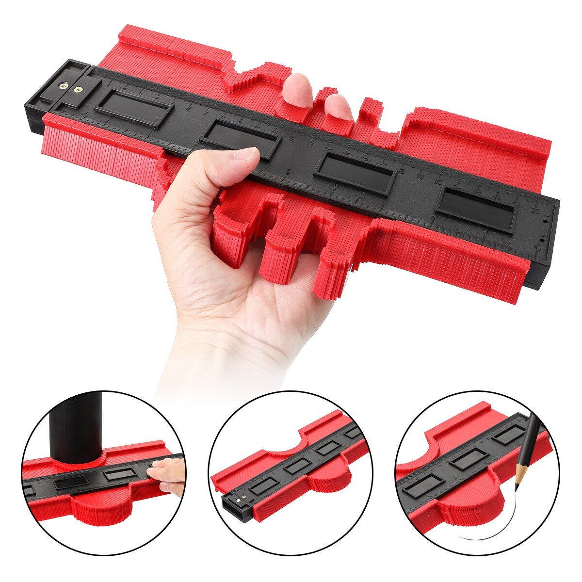 GENERICO - Regla para Medir Contornos Irregulares Cerámica - Porcelanato