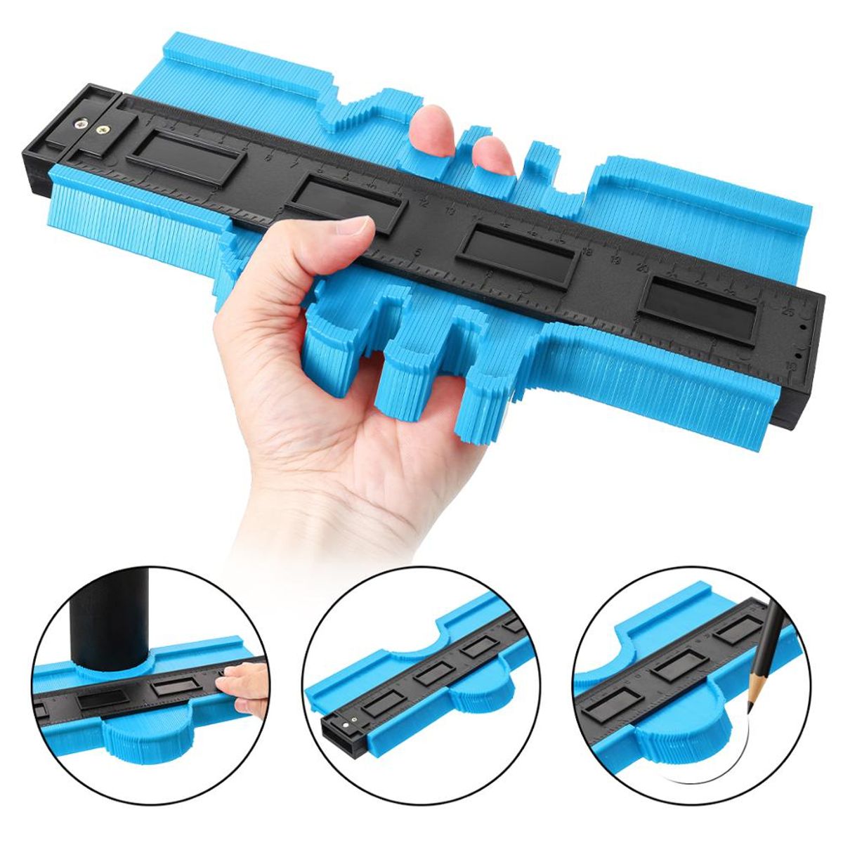 GENERICO - Regla para Medir Contornos Irregulares Cerámica - Porcelanato