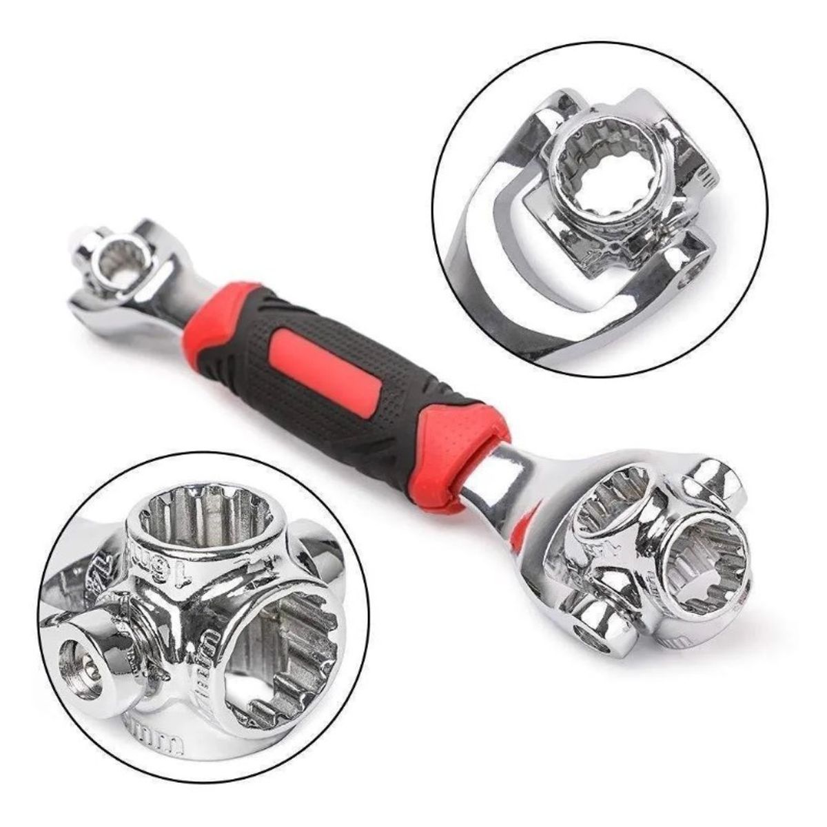 GENERICO - Juego De Llaves Universal Multifuncion 48 En 1 Llave Giratoria 360º