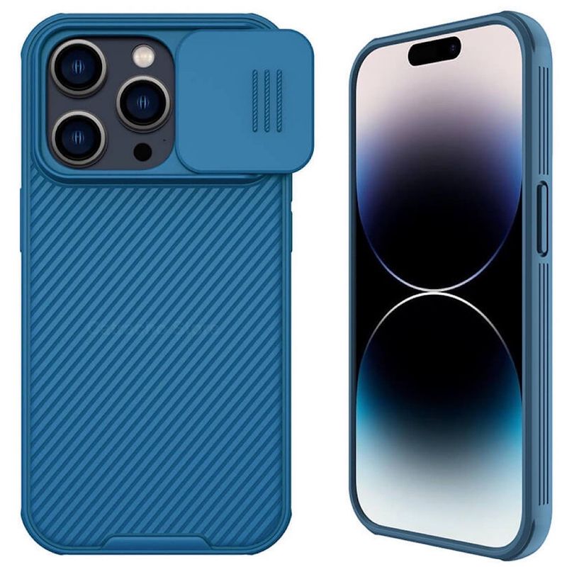 NILLKIN - Carcasa Nillkin Camshield Pro Para iPhone 14 Pro - Azul