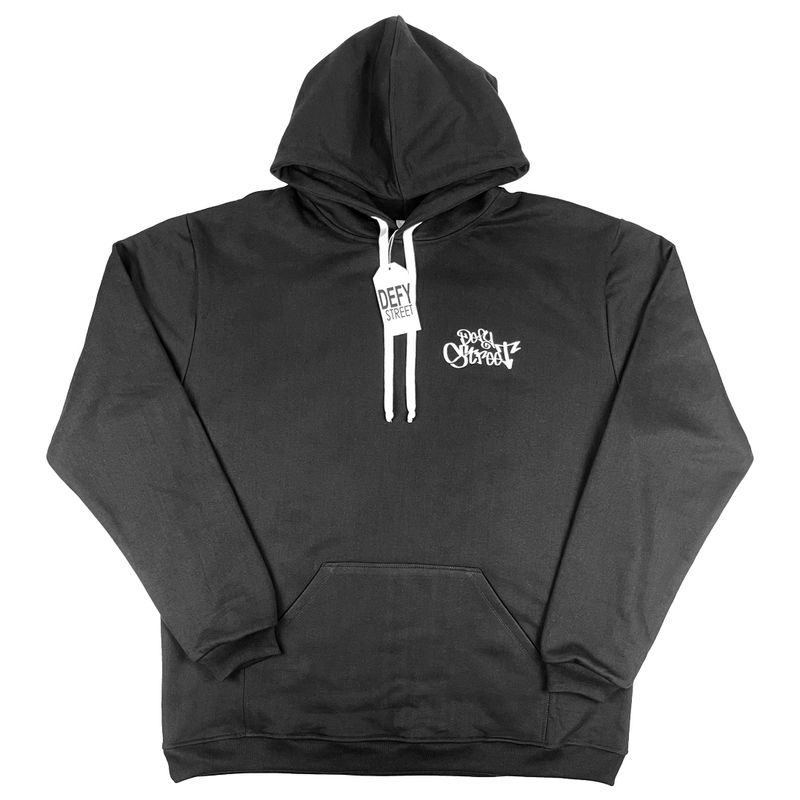 DEFY STREET - Polerón con capucha negro hombre