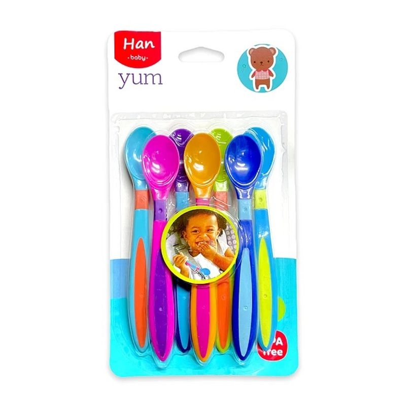COCHOLITO KIDS - Set Juego De 7 Cucharas Para Comer Bebés