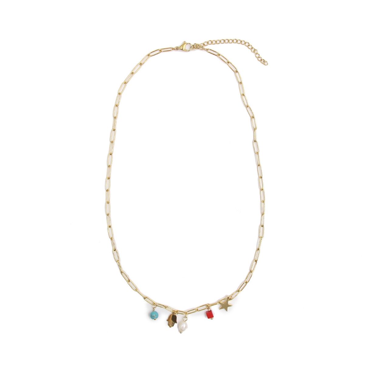 GENERICO - Collar de acero mano de Fátima Accesoria