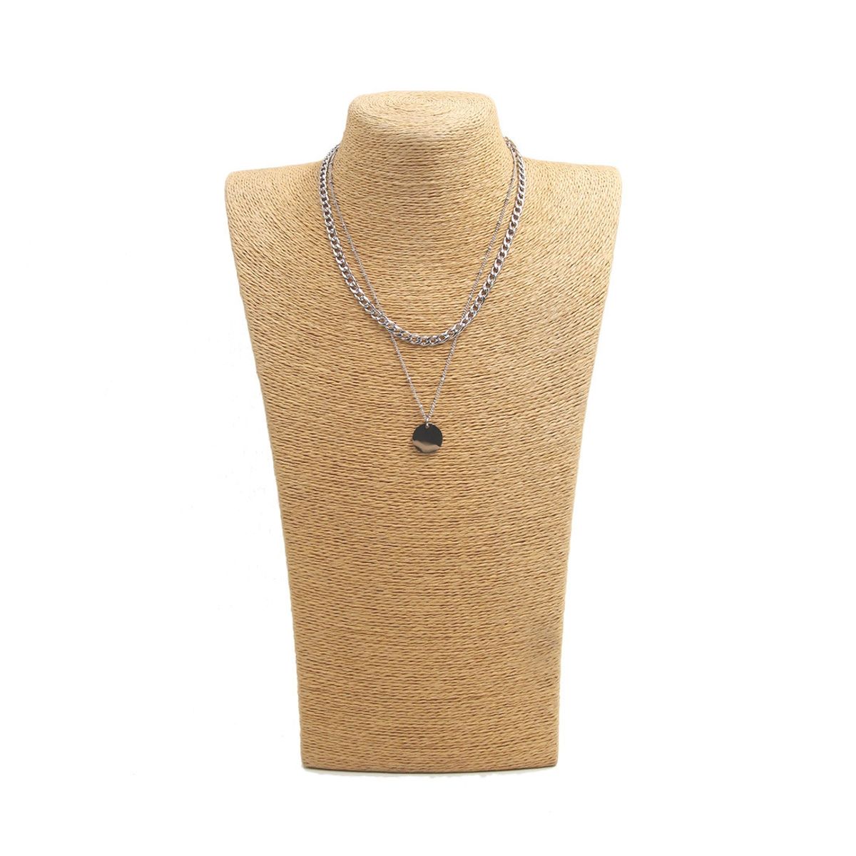 GENERICO - Collar de acero moneda Accesoría