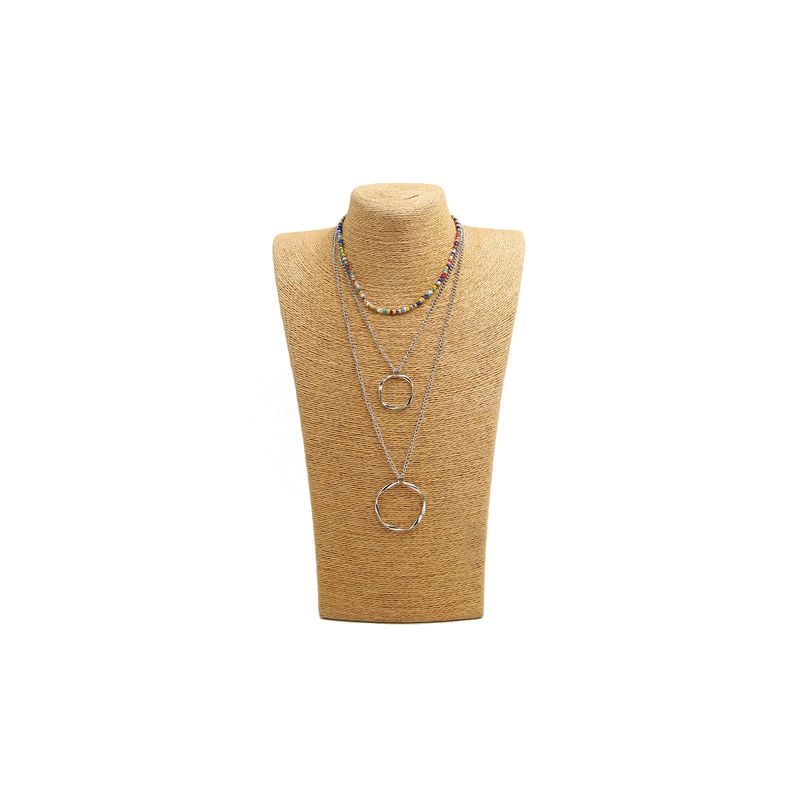 GENERICO - Collar de fantasía multi argollas Accesoría.
