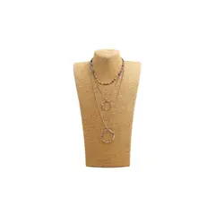 GENERICO - Collar de fantasía multi argollas Accesoría.
