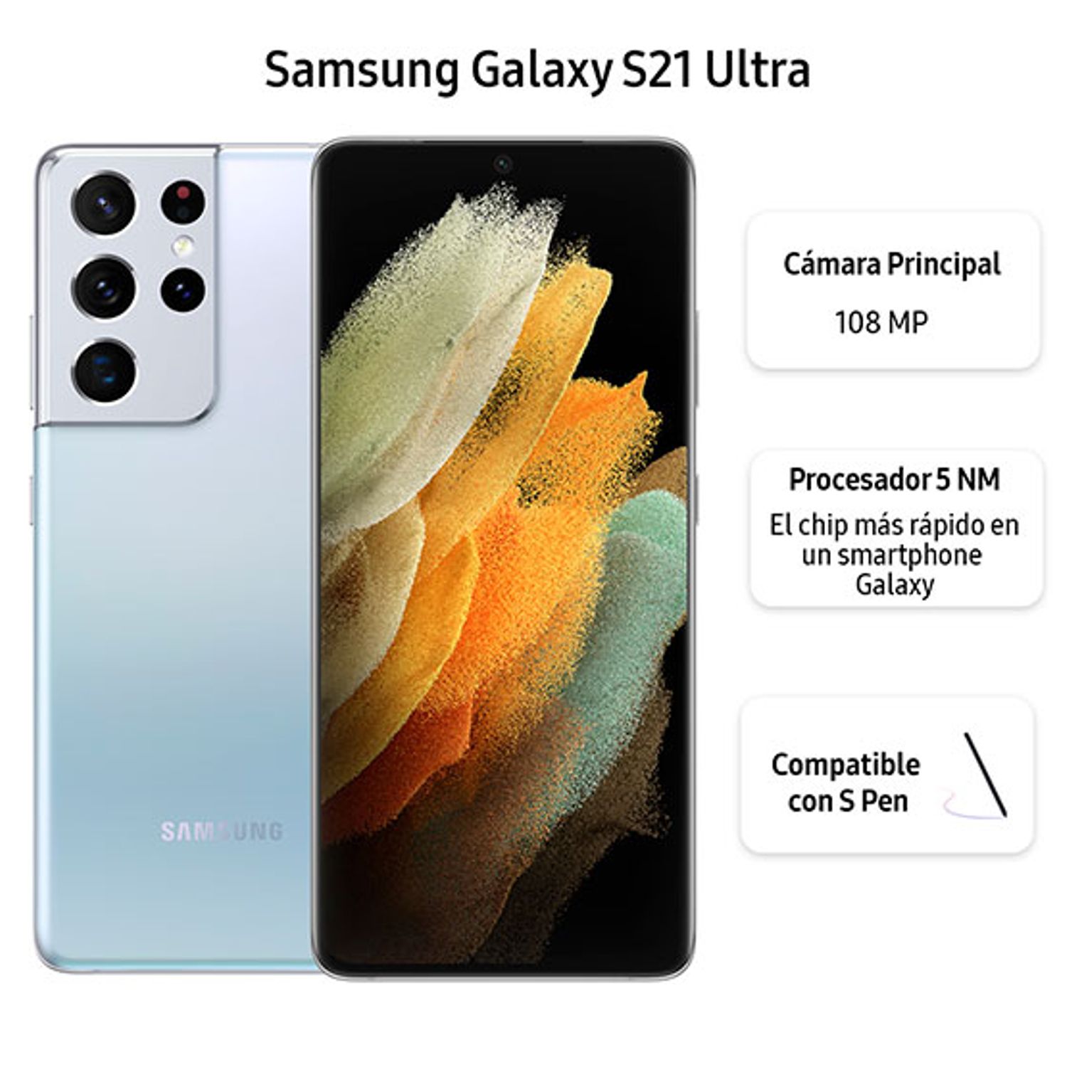 SAMSUNG Samsung Galaxy S21 Ultra 5G 128GB - Reacondicionado