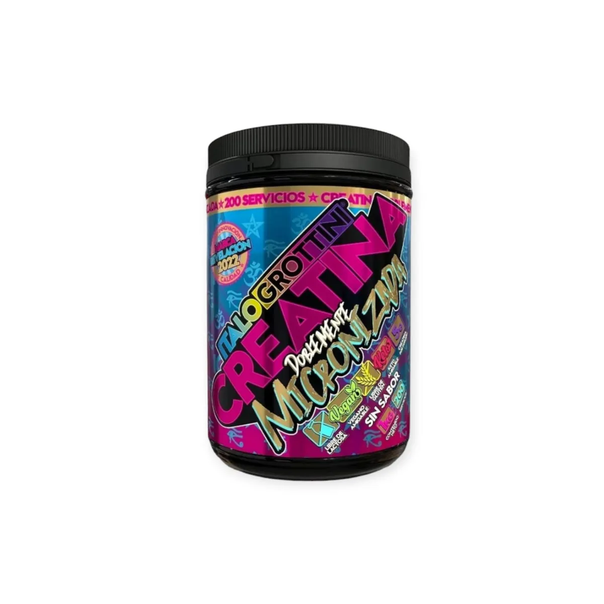 ITALO GROTTINI - CREATINA MONOHIDRATO 1.0 KG - 200 SV SIN SABOR  - ITALO GROTTINI