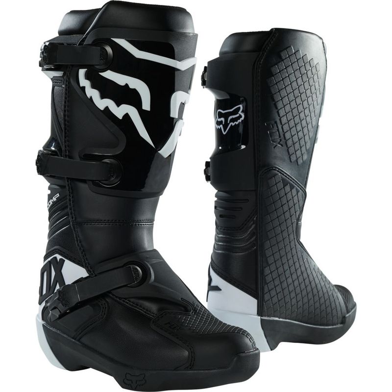 FOX - Botas Moto Mujer Comp Negro Fox FOX