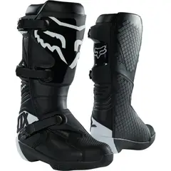 FOX - Botas Moto Mujer Comp Negro