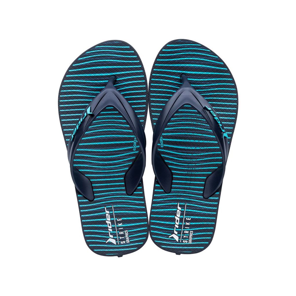 RIDER - Sandalia Niño  Azul/Negro Strike Rider