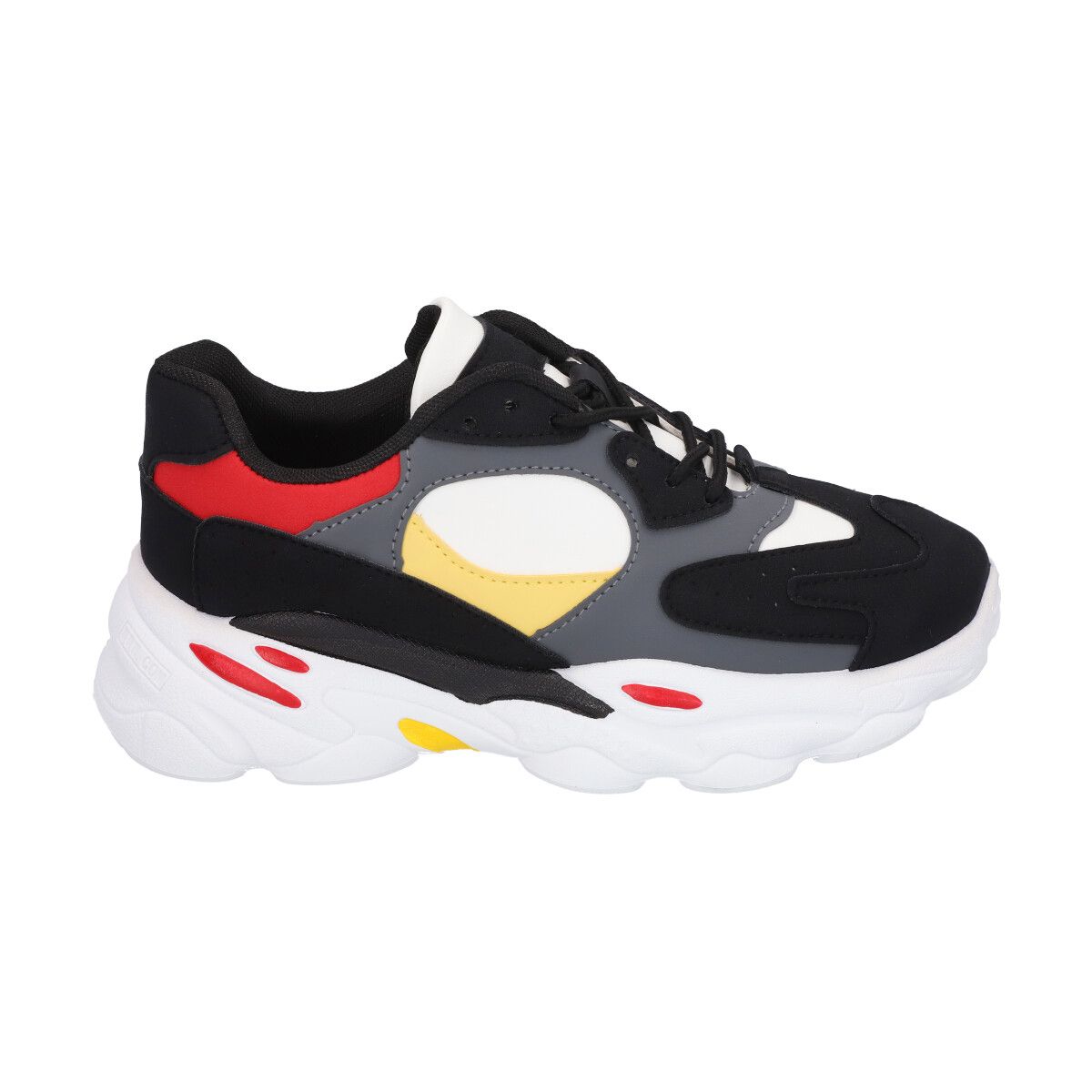 POLICE - Zapatilla Urbana Mujer Negro Rock 35 Police