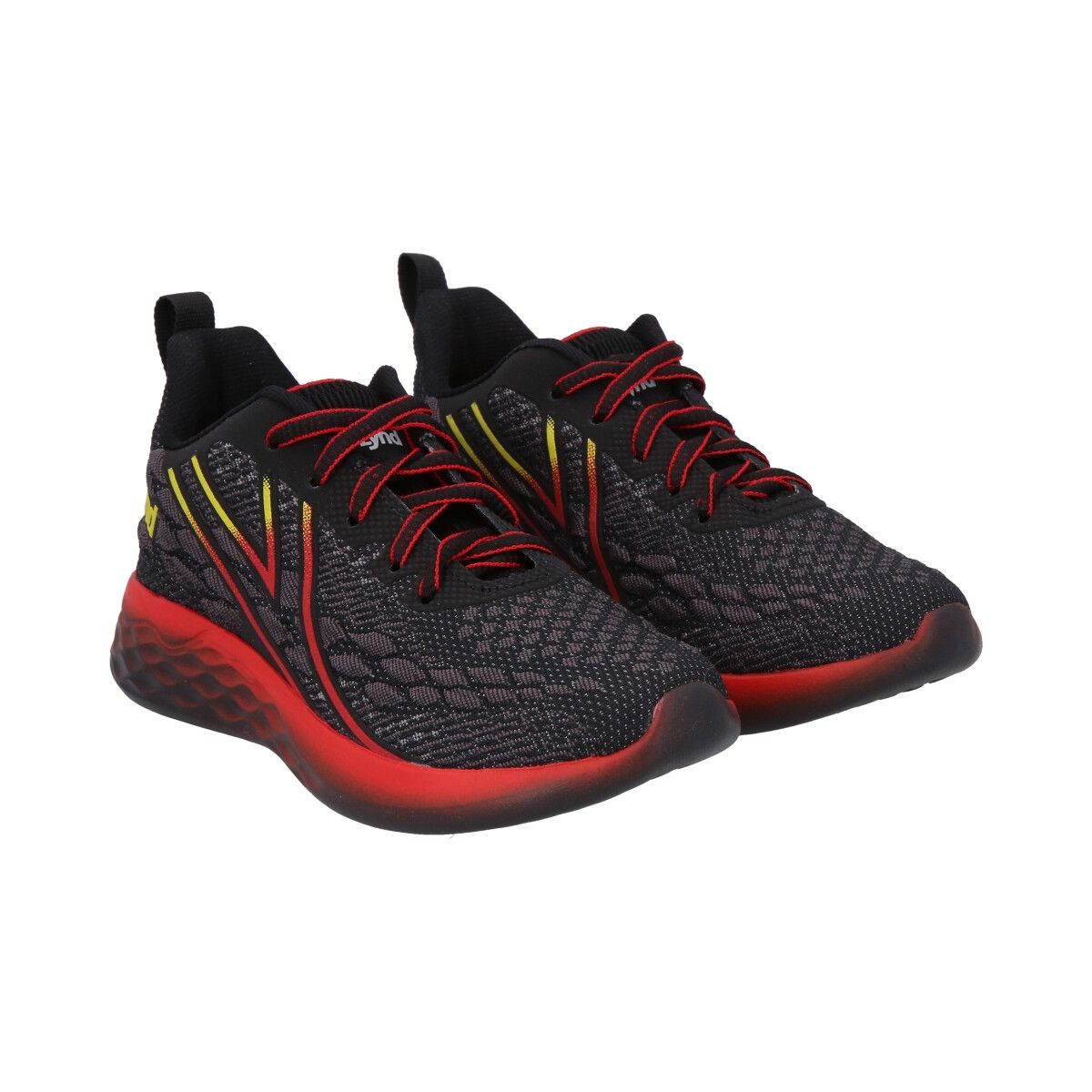 LYND - Zapatilla Infantil Progressive Negro/Amarillo Lynd