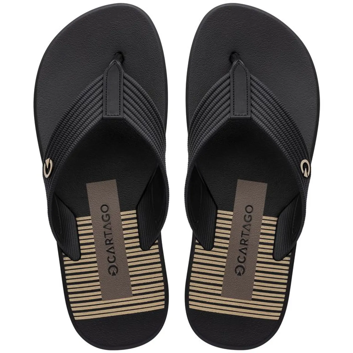 CARTAGO - Sandalia Hombre Negro Montreal 06 Cartago