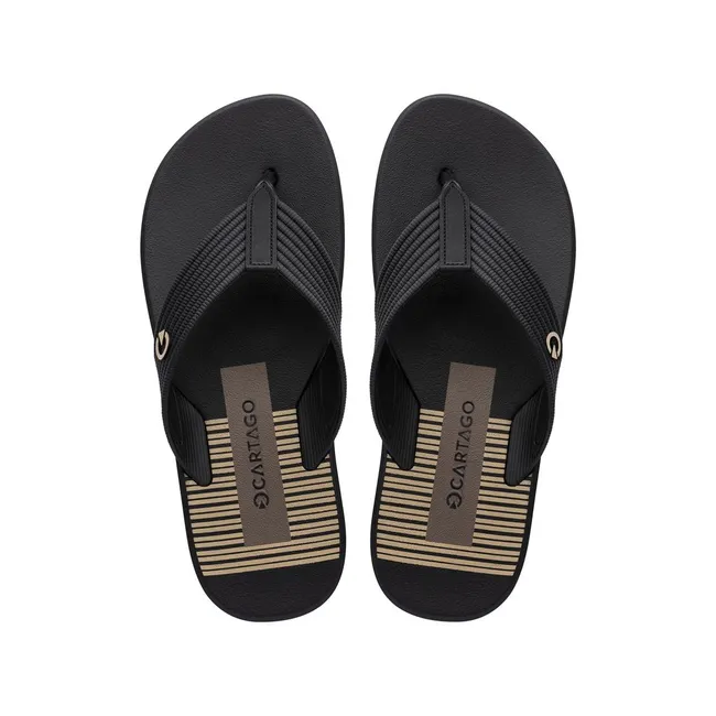 CARTAGO - Sandalia Hombre Negro Montreal 06 Cartago