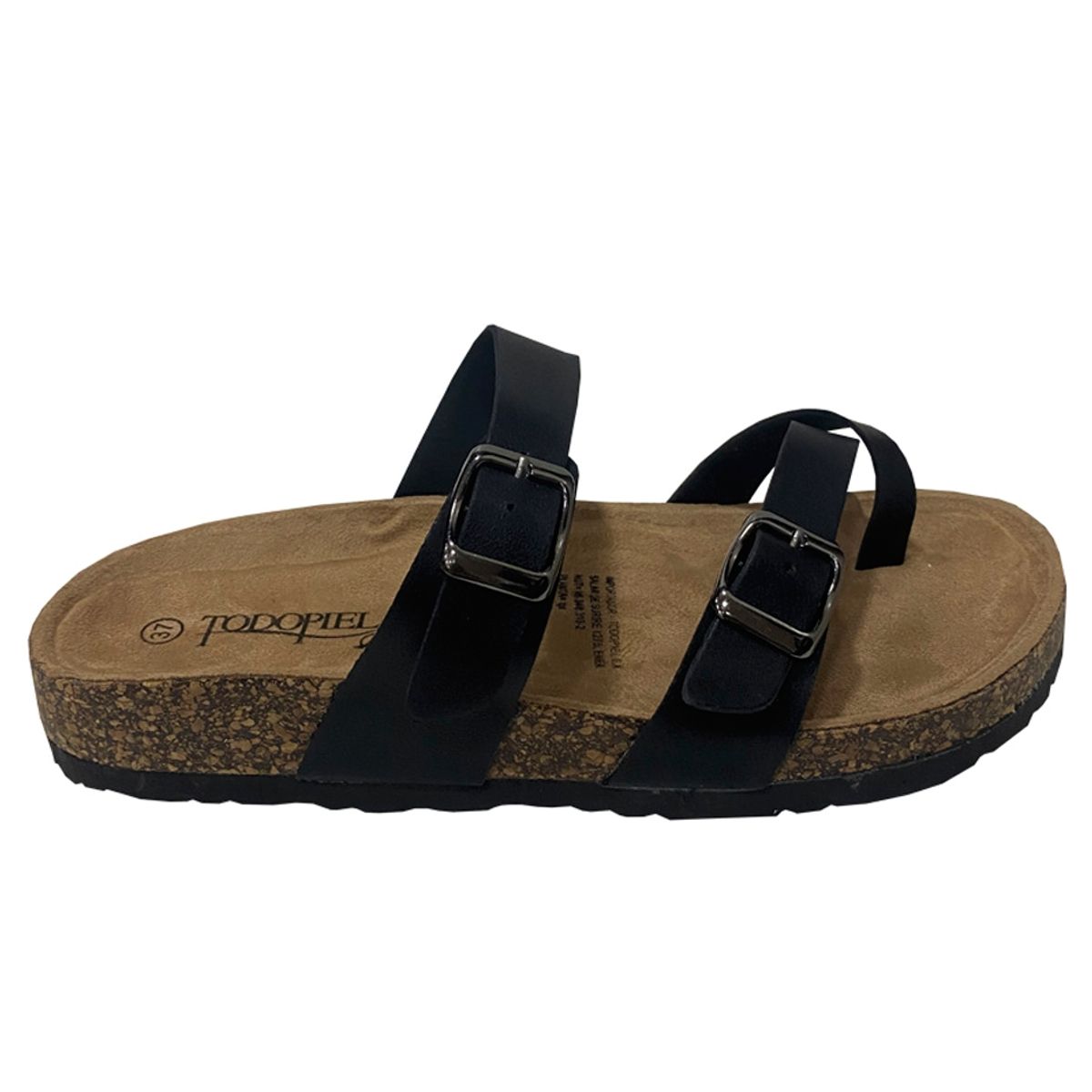 TODOPIEL - Sandalia Mujer Negro Todopiel