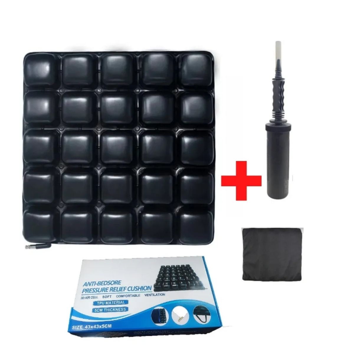 GENERICO - cojin antiescara flotacion seca silla rueda gamer trabajo