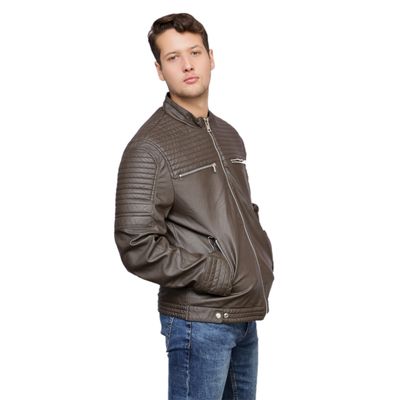 Imagen 2 del producto Chaqueta de Ecocuero Hombre Café