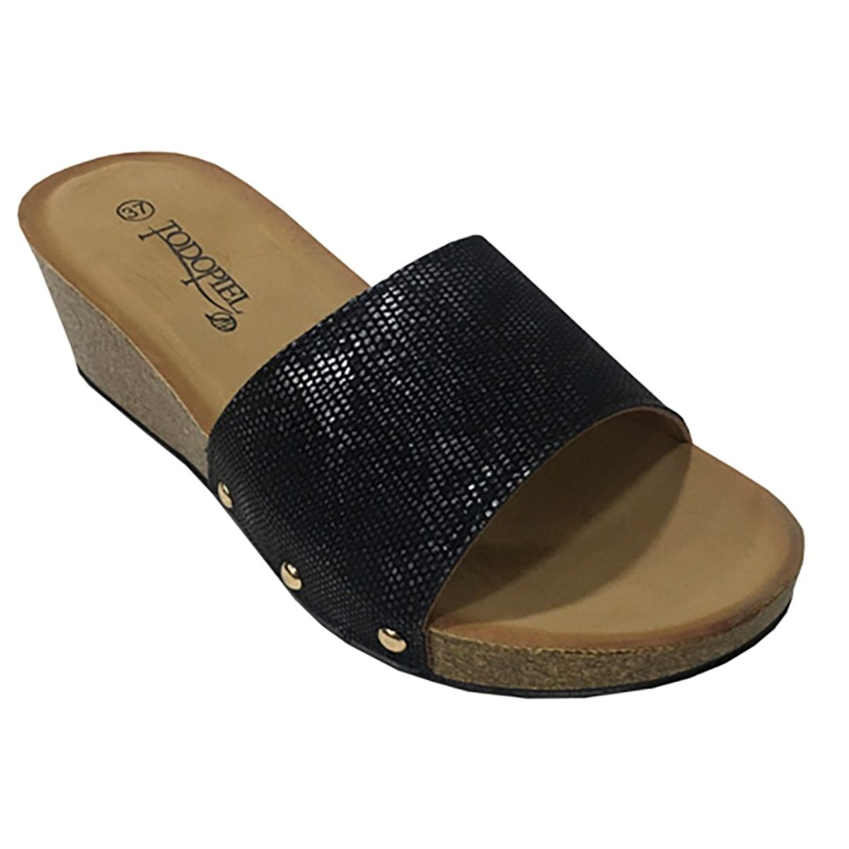 TODOPIEL - Sandalia Mujer Negro Todopiel