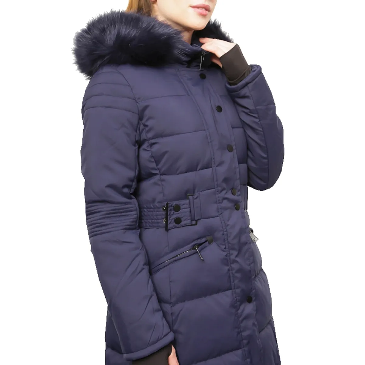 TODOPIEL - Parka Mujer Azul Marino Todopiel.