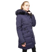 Parka Mujer Azul Marino Todopiel.