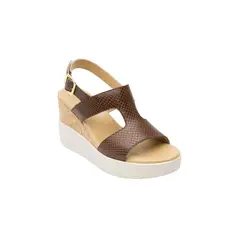 FLEXI - Sandalia mujer fetuccini 107303brown