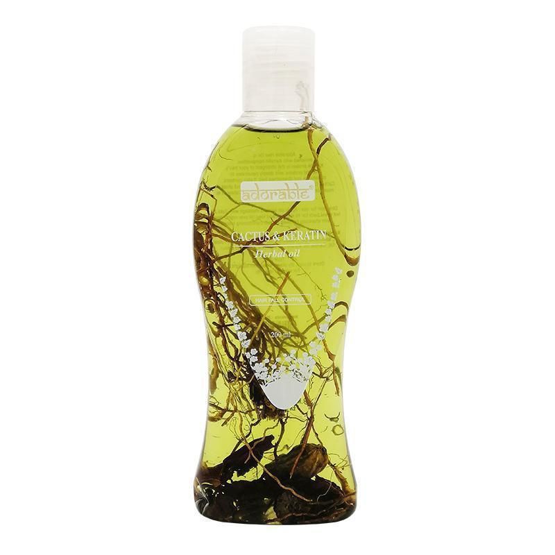 ADORABLE - Aceite Capilar Adorable - Cactus & Keratin 200 ml Control Caída