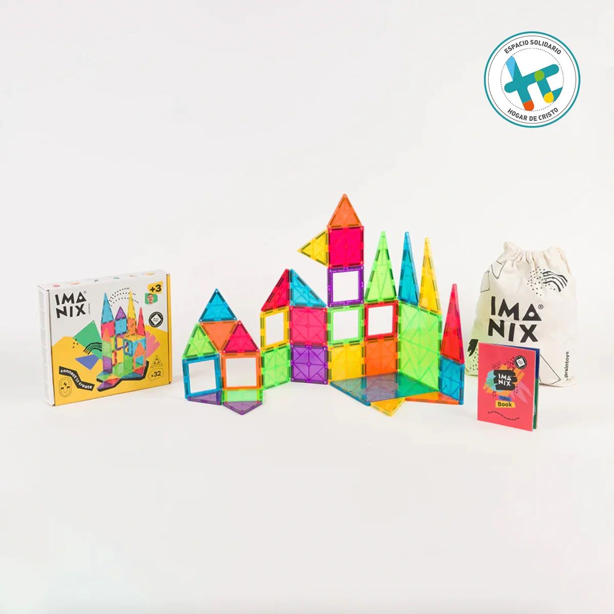 IMANIX - Imanix Juego 32 Piezas Magnéticas