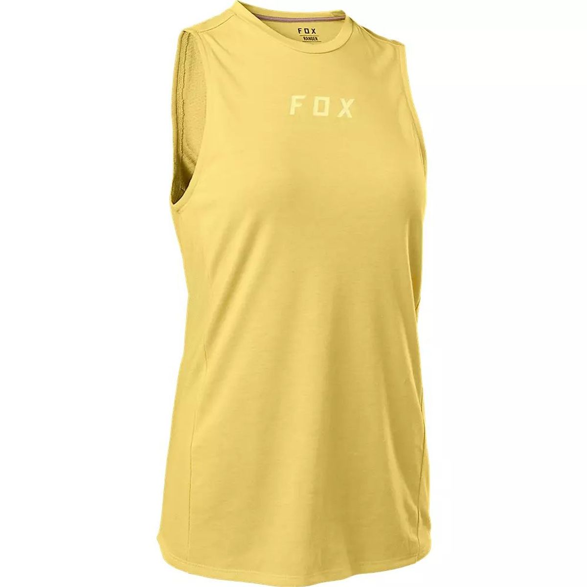 FOX - Polera Bicicleta Mujer Ranger Drirelease® Sin Mangas Amarillo Fox FOX