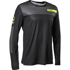 FOX - Polera Bicicleta Defend SG Manga Larga Negro