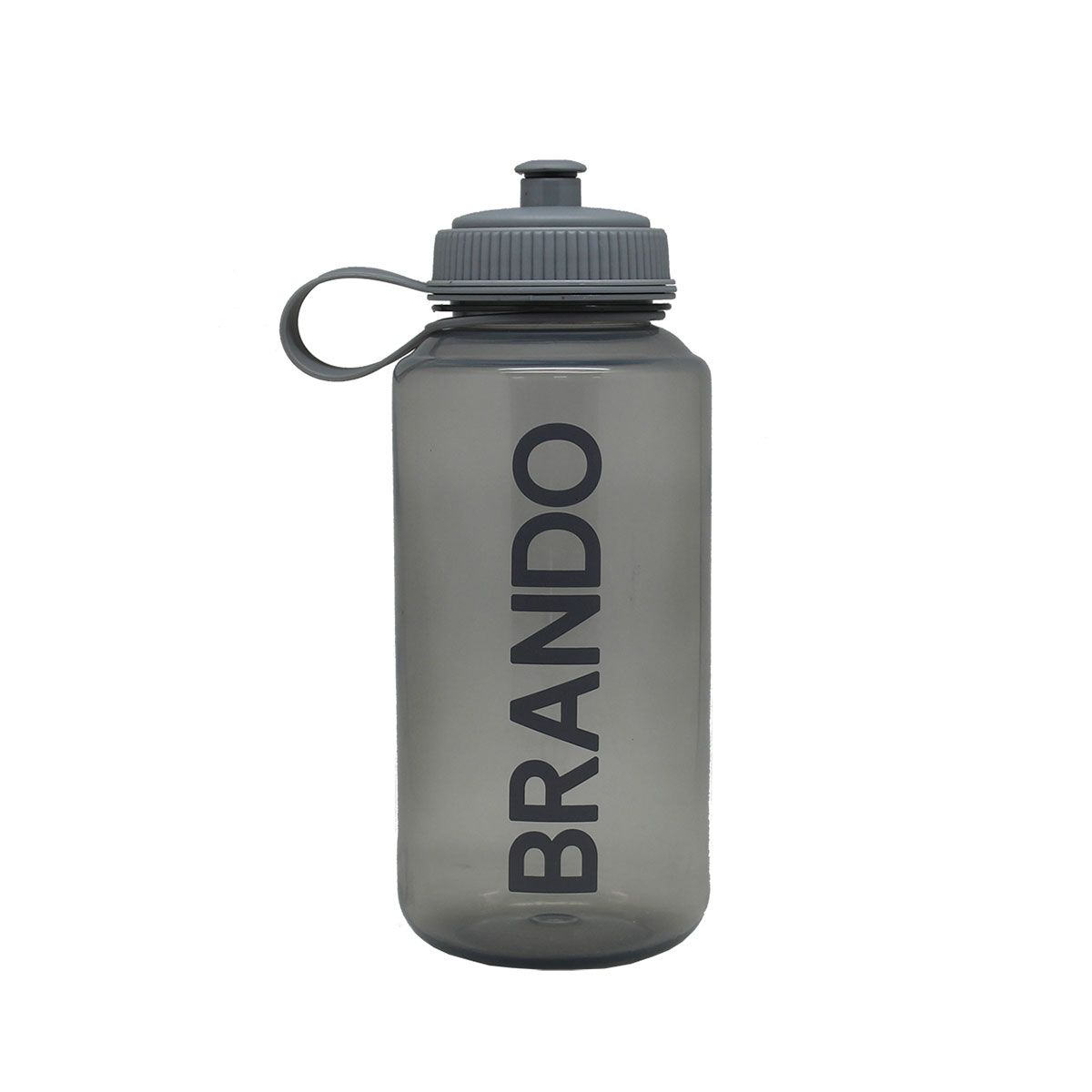 BRANDO - Botella De Agua Reutilizable Bpa Free 1 Litro Gris Brando