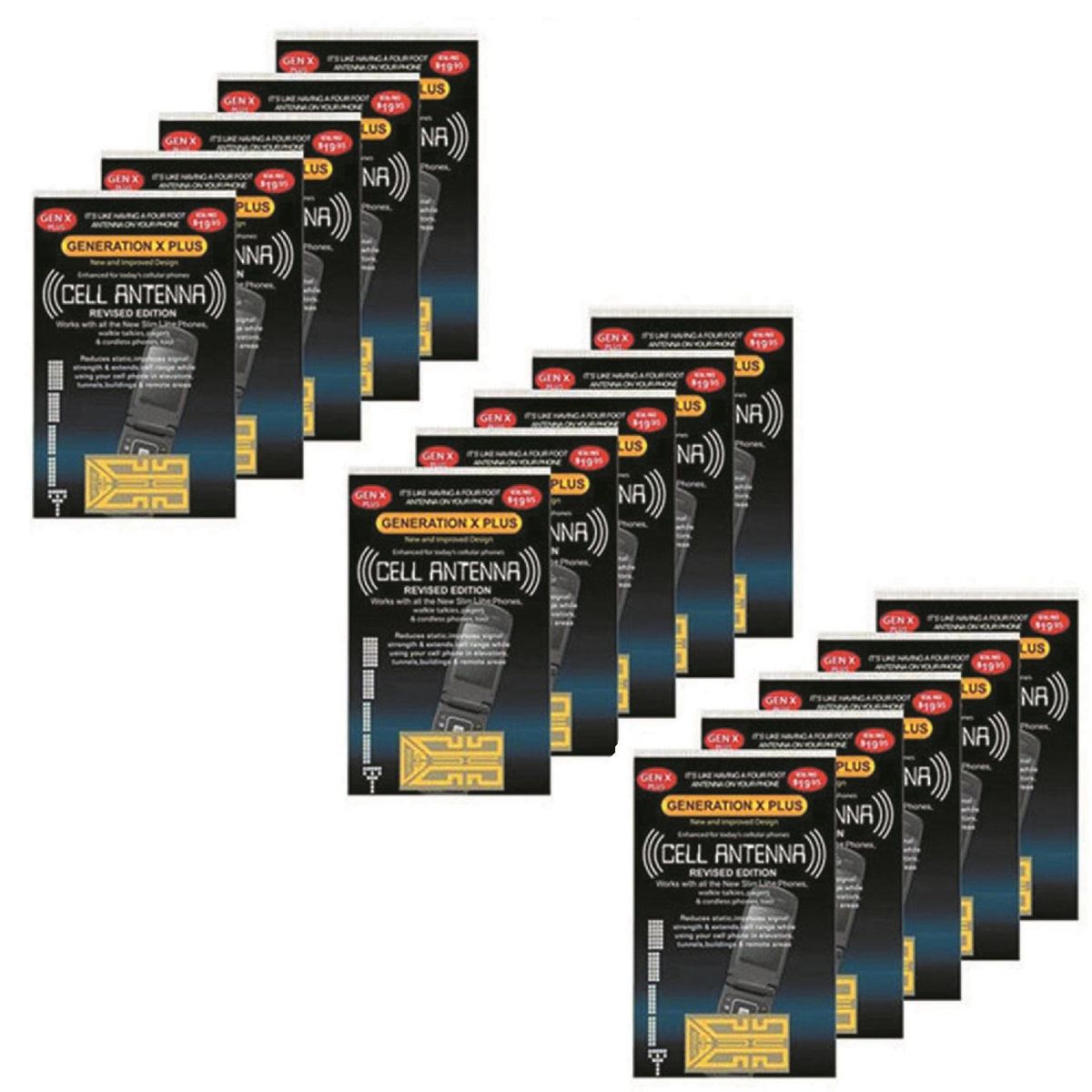 GENERICO - 15 Antenas Booster Amplificador Señal Celular Gsm 3g 4g Bam