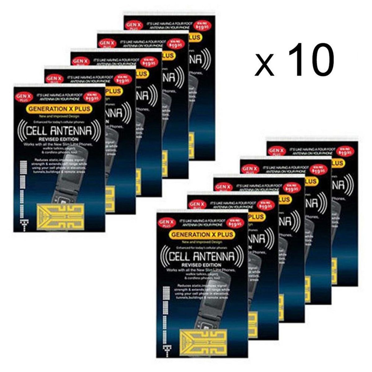 GENERICO - 10 Un Antena Booster Amplificador De Señal Celular 3g 4g Bam