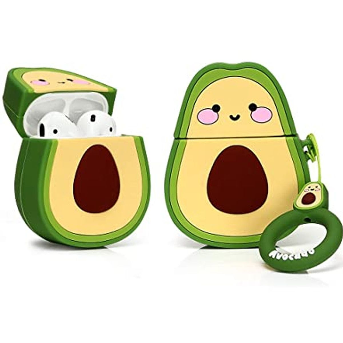 GENERICO - Funda Carcasa Estuche Para AirPods 1 / 2 Palta / Avocado