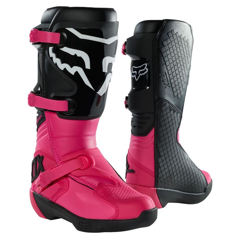 FOX - Botas Moto Mujer Comp Rosado Fox FOX