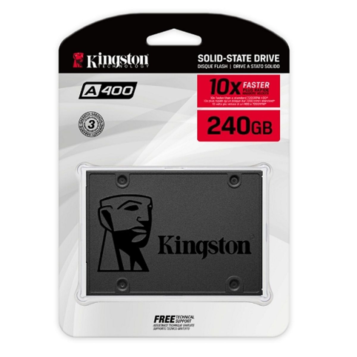 KINGSTON - Disco SSD 240GB Sata3 2.5 A400