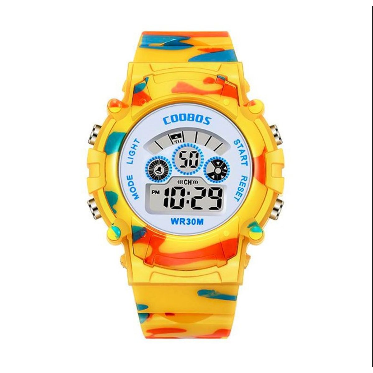 COCHOLITO KIDS - Exclusivo Reloj Deportivo Con Luz Y Alarma Niño Y Niña