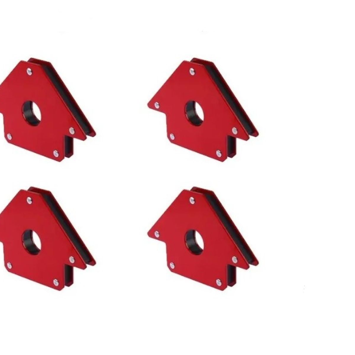 OFERTABKN - Pack 4 Escuadra Magnética Para Soldar 50 Lbs 110 Mm